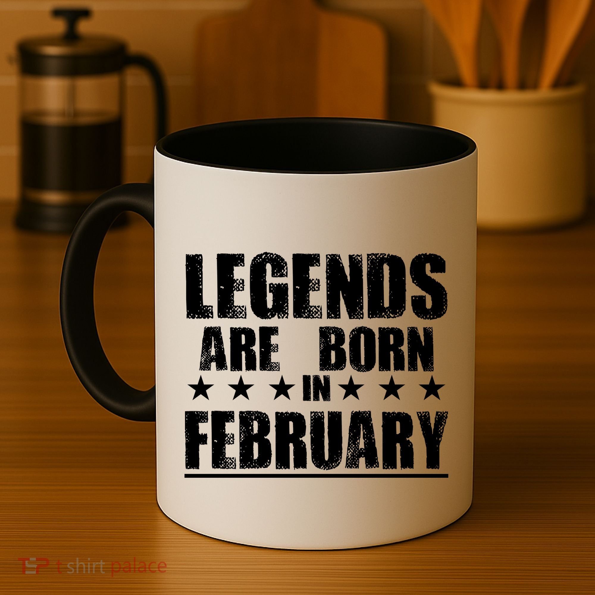 Legends Are Born In February Birthday Coffee Mug