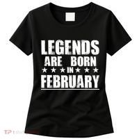 Legends Are Born In February Birthday Women's T-Shirt thumb 0