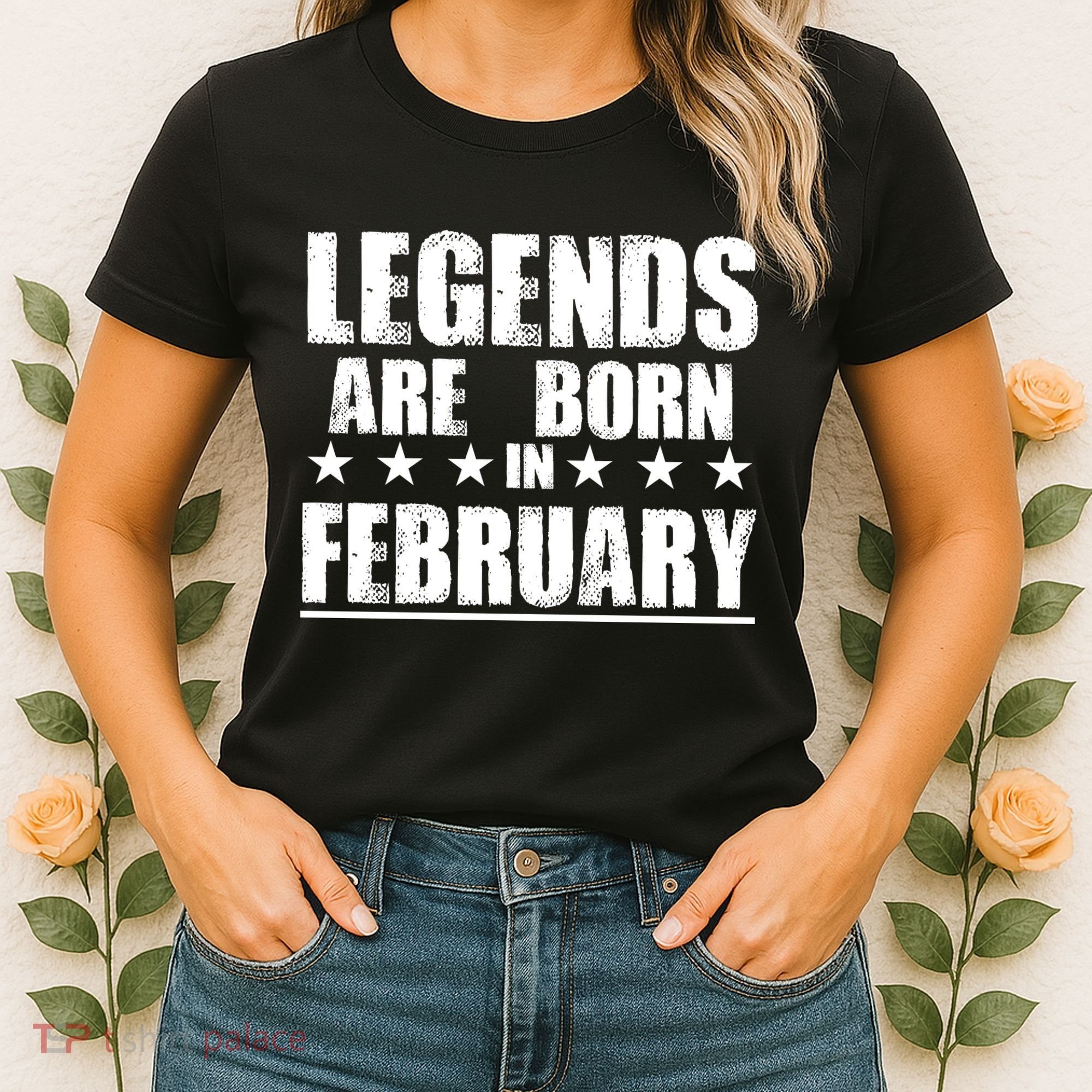 Legends Are Born In February Birthday Women's T-Shirt
