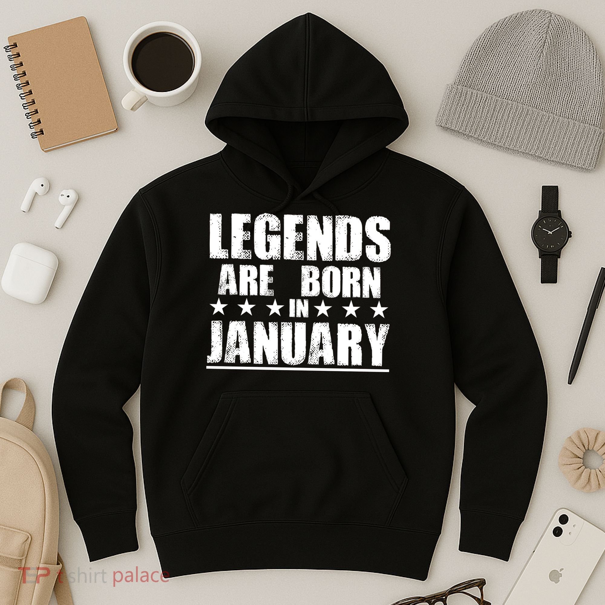 Legends Are Born In January Birthday Hoodie