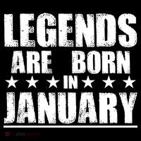 Legends Are Born In January Birthday Sweatshirt thumb 3