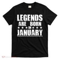 Legends Are Born In January Birthday T-Shirt thumb 0