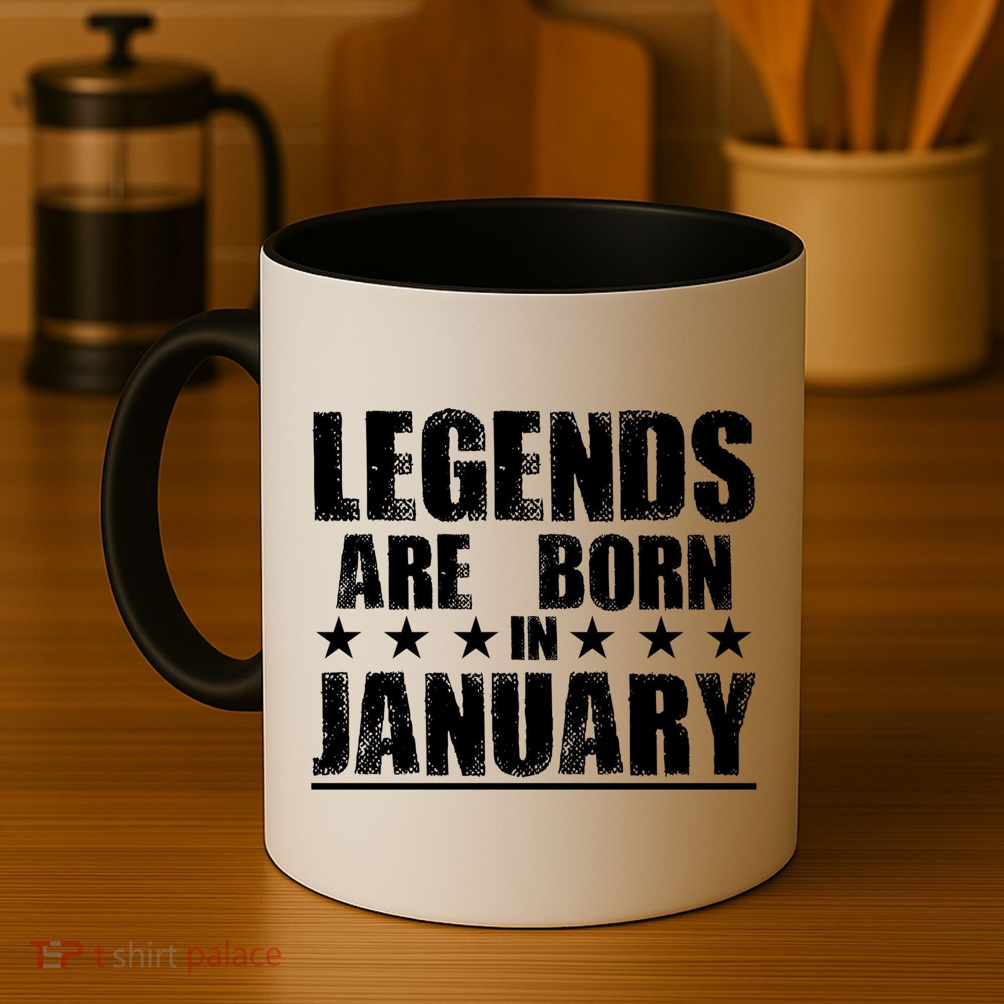 Legends Are Born In January Birthday Coffee Mug