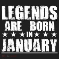 Legends Are Born In January Birthday Beanie thumb 2
