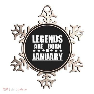Legends Are Born In January Birthday Ornament
