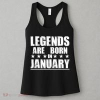 Legends Are Born In January Birthday Women's Tank Top thumb 3