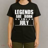 Legends Are Born In July Birthday T-Shirt thumb 4