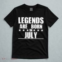 Legends Are Born In July Birthday T-Shirt thumb 5