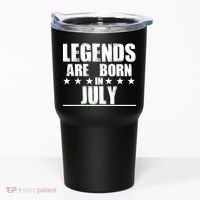 Legends Are Born In July Birthday Tumbler thumb 0