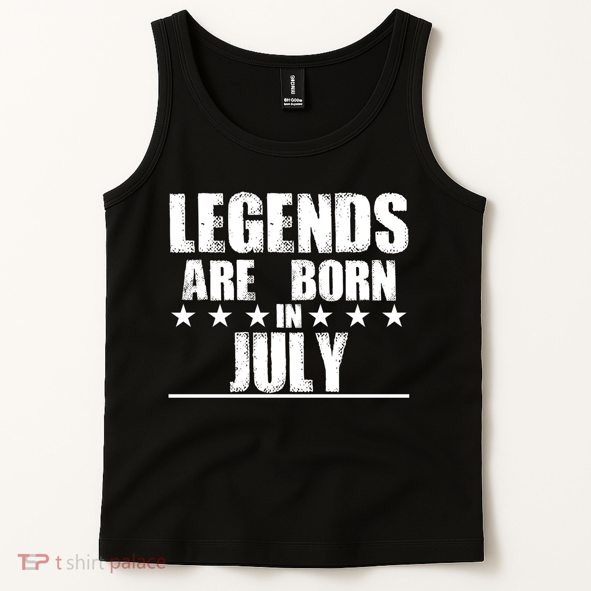 Legends Are Born In July Birthday Tank Top