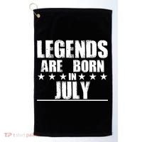 Legends Are Born In July Birthday Golf Towel thumb 0