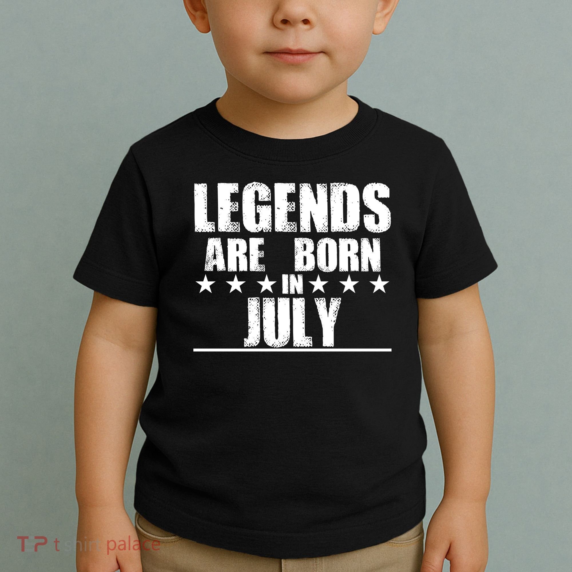 Legends Are Born In July Birthday Toddler T-Shirt