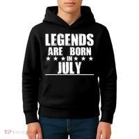 Legends Are Born In July Birthday Kids Hoodie thumb 4
