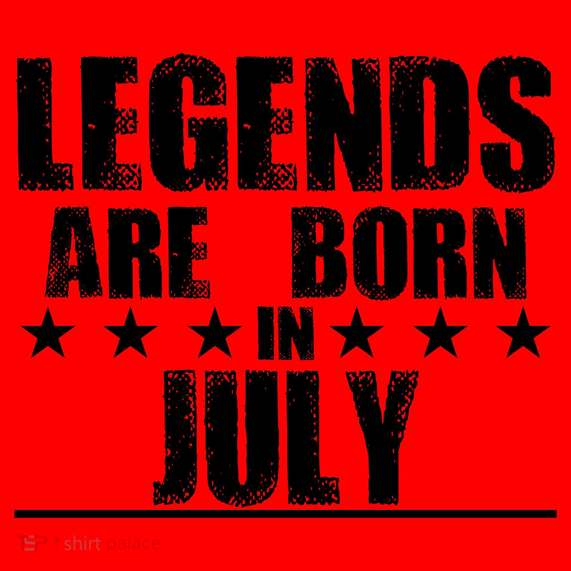Legends Are Born In July Birthday Santa Hat