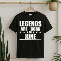 Legends Are Born In June Birthday T-Shirt thumb 2