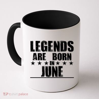 Legends Are Born In June Birthday Coffee Mug