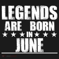 Legends Are Born In June Birthday Polo thumb 3