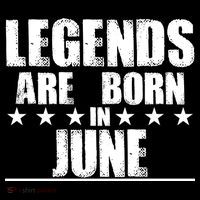 Legends Are Born In June Birthday Ornament thumb 1