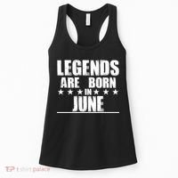 Legends Are Born In June Birthday Women's Tank Top thumb 0