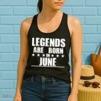 Legends Are Born In June Birthday Women's Tank Top thumb 2