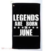Legends Are Born In June Birthday Golf Towel thumb 0