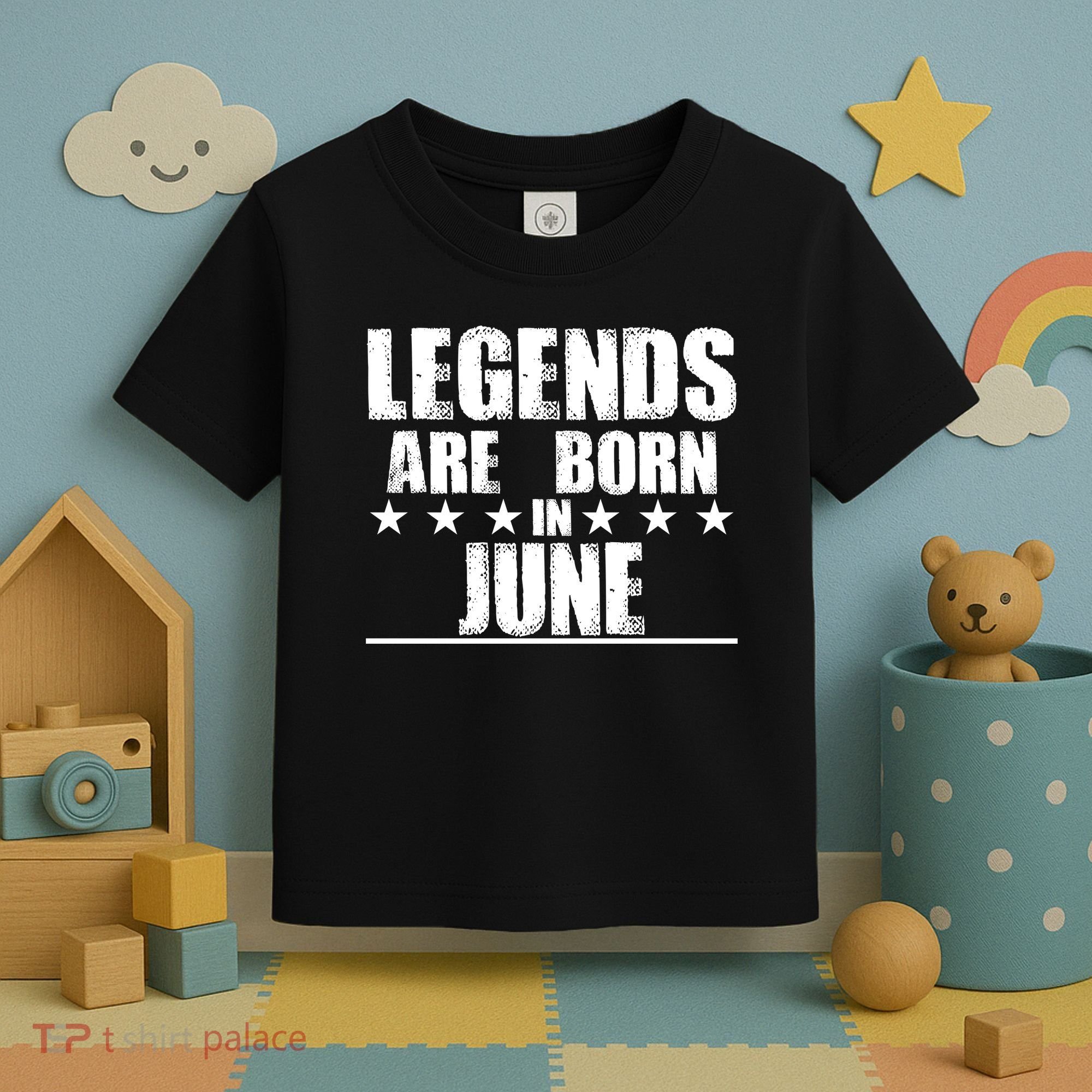 Legends Are Born In June Birthday Toddler T-Shirt