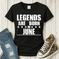 Legends Are Born In June Birthday Women's T-Shirt thumb 3
