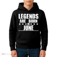 Legends Are Born In June Birthday Kids Hoodie thumb 4