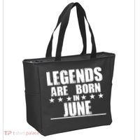 Legends Are Born In June Birthday Tote Bag thumb 2