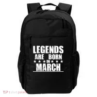 Legends Are Born In March Birthday Backpack thumb 0