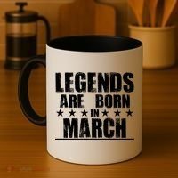 Legends Are Born In March Birthday Coffee Mug thumb 4