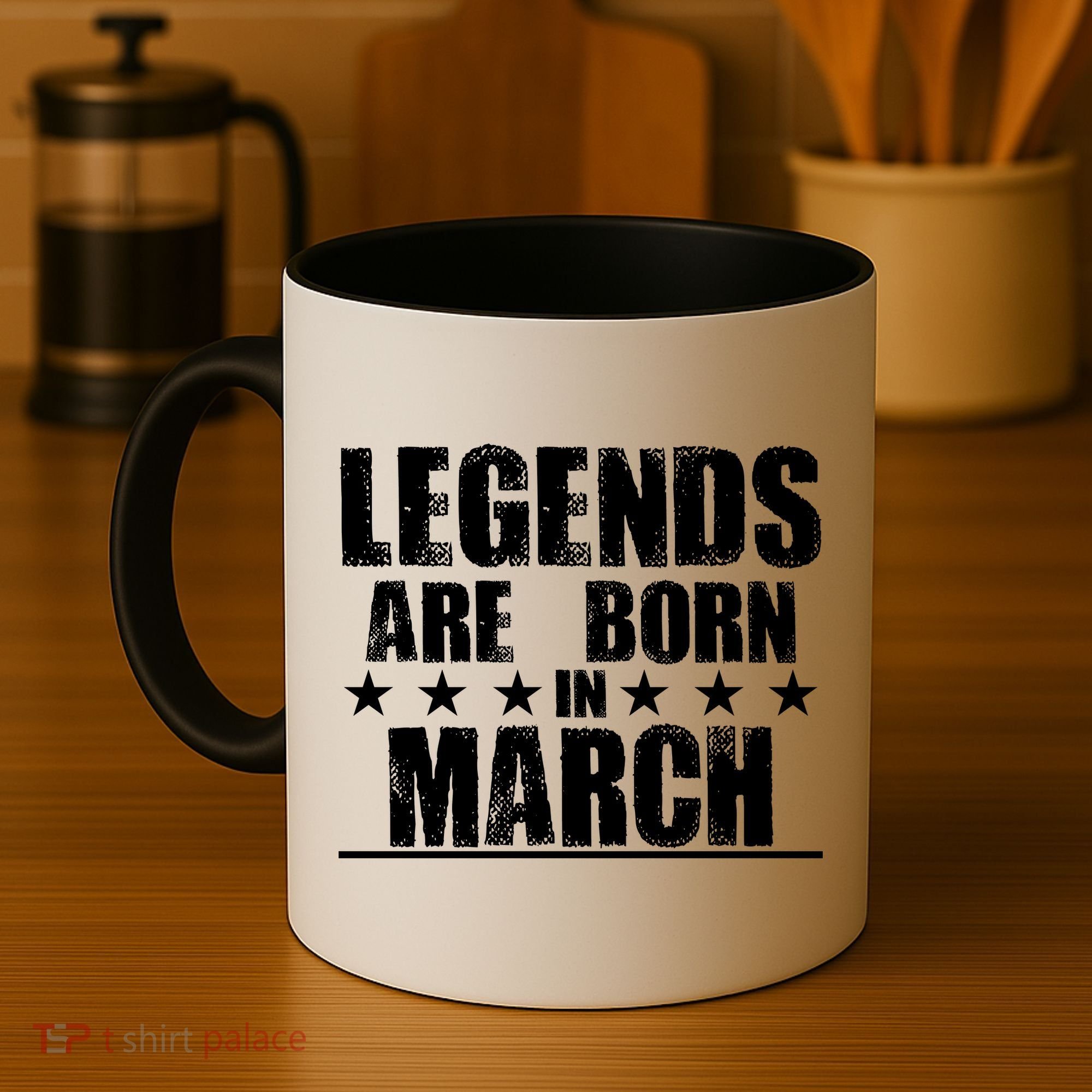 Legends Are Born In March Birthday Coffee Mug