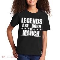 Legends Are Born In March Birthday Kids T-Shirt thumb 2