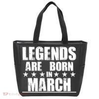 Legends Are Born In March Birthday Tote Bag thumb 0