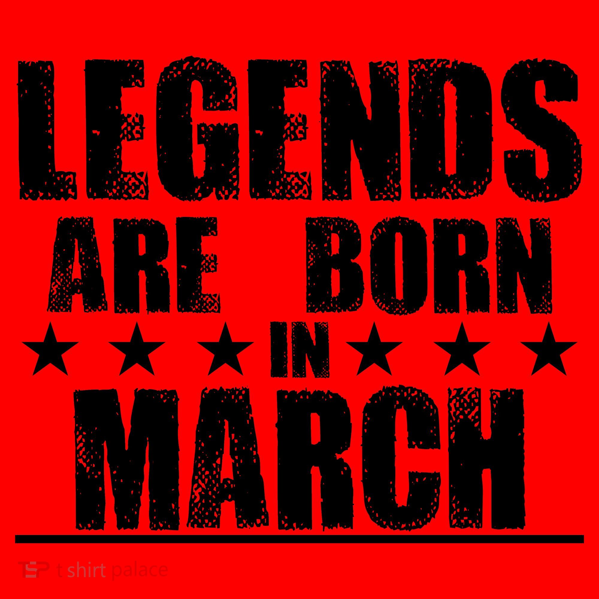 Legends Are Born In March Birthday Santa Hat
