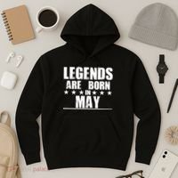 Legends Are Born In May Birthday Hoodie thumb 3