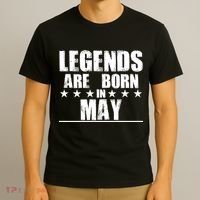 Legends Are Born In May Birthday T-Shirt thumb 3
