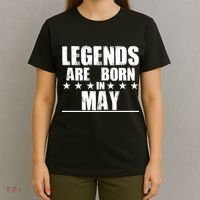 Legends Are Born In May Birthday T-Shirt thumb 4
