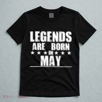Legends Are Born In May Birthday T-Shirt thumb 5