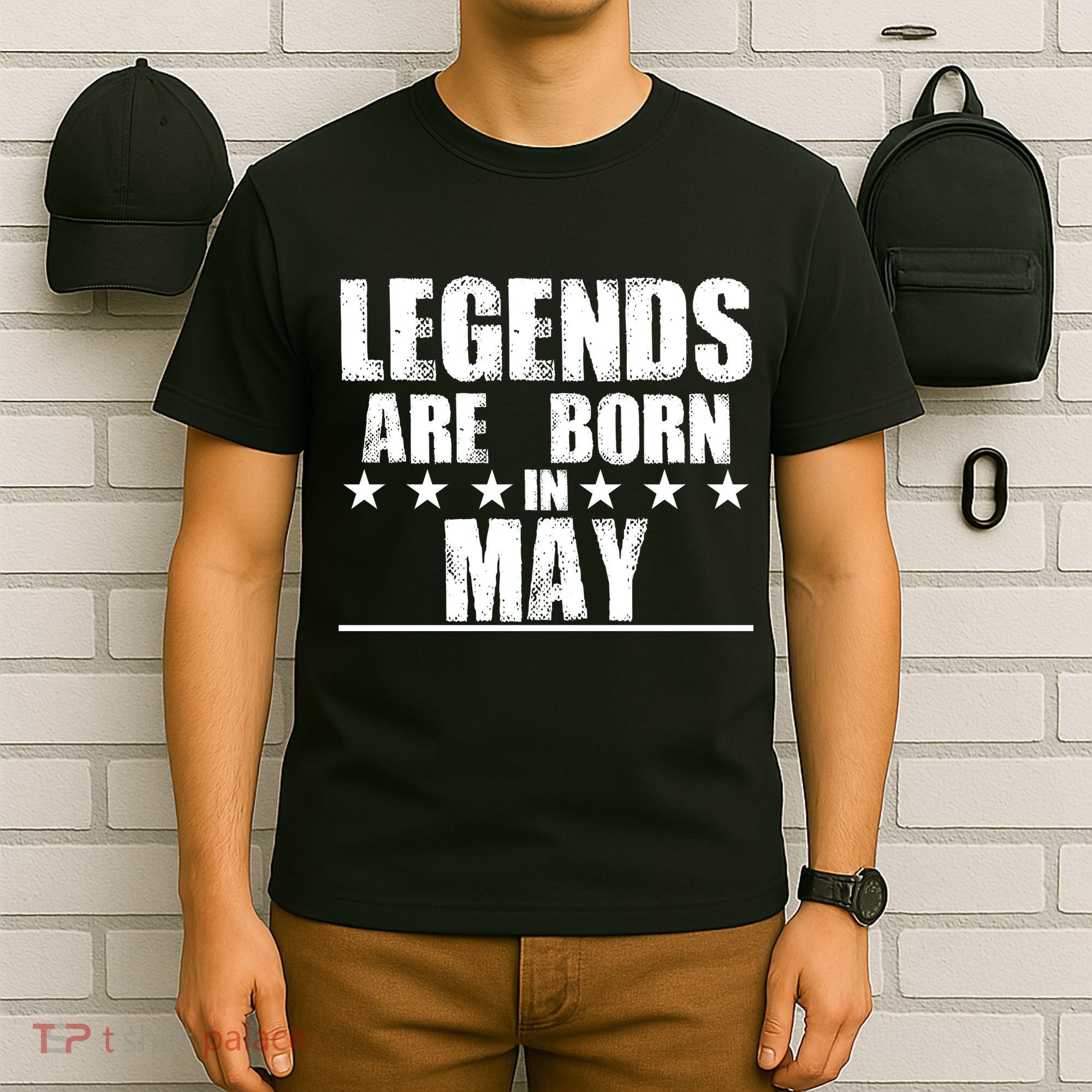 Legends Are Born In May Birthday T-Shirt
