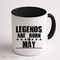 Legends Are Born In May Birthday Coffee Mug thumb 1