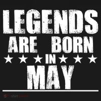 Legends Are Born In May Birthday Women's Hoodie thumb 2