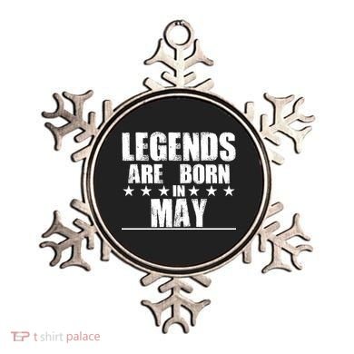 Legends Are Born In May Birthday Ornament