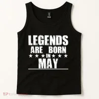 Legends Are Born In May Birthday Tank Top thumb 2