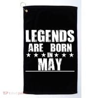 Legends Are Born In May Birthday Golf Towel thumb 0