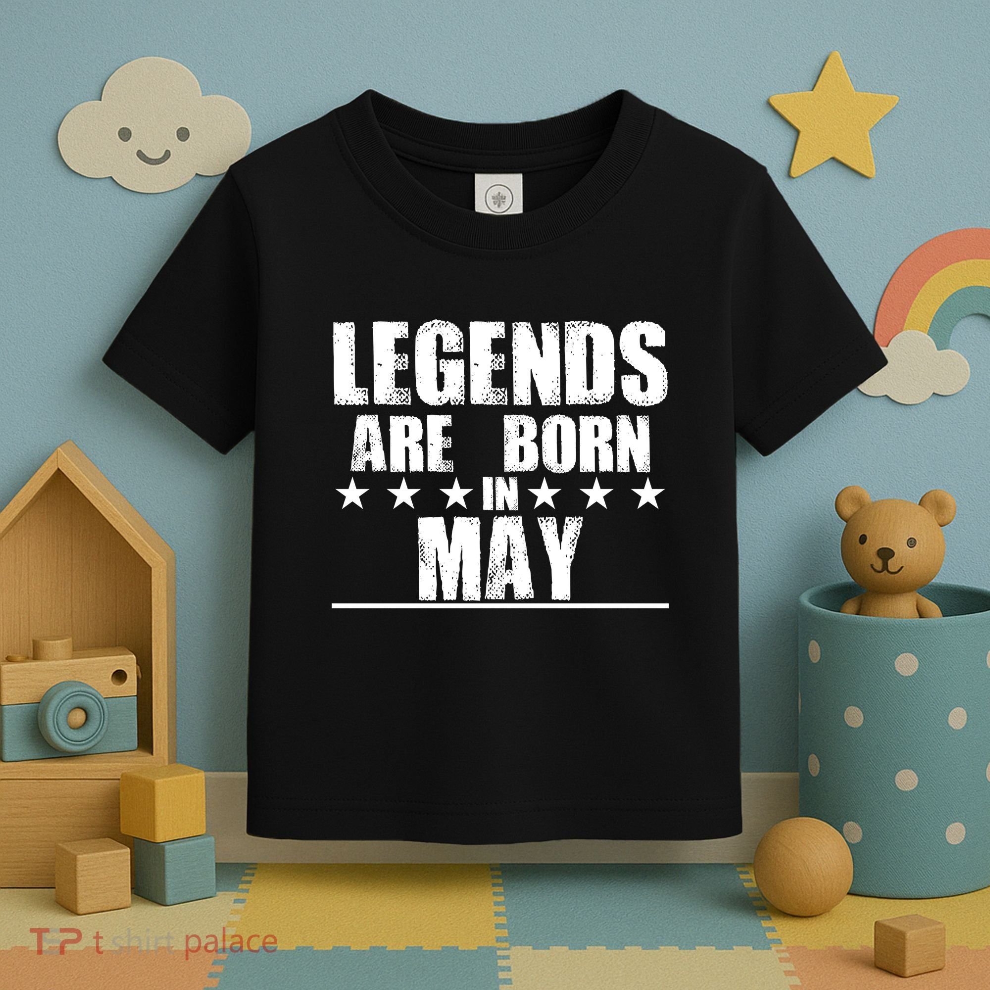 Legends Are Born In May Birthday Toddler T-Shirt