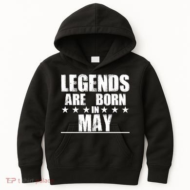 Legends Are Born In May Birthday Kids Hoodie