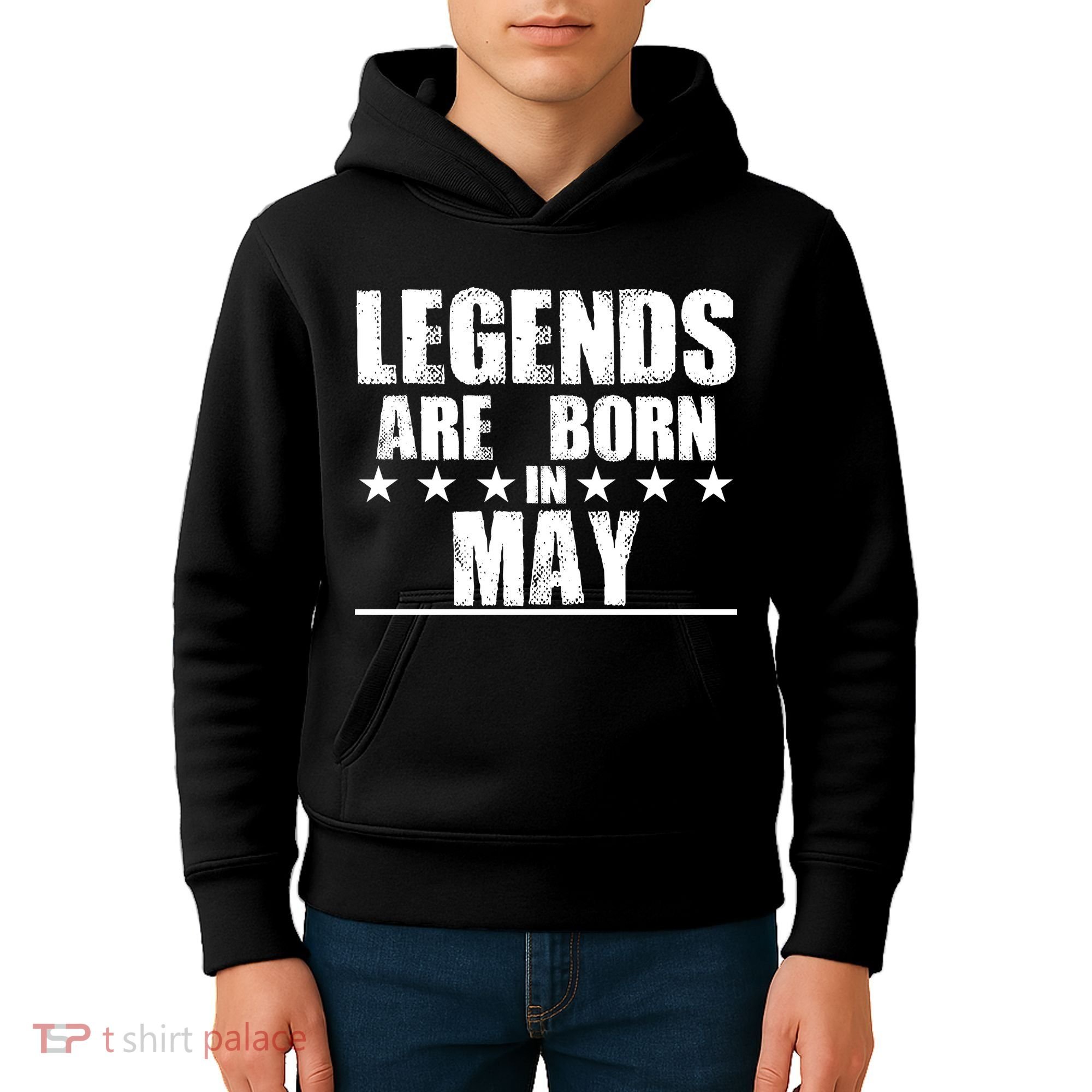 Legends Are Born In May Birthday Kids Hoodie