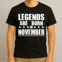 Legends Are Born In November Birthday T-Shirt thumb 3