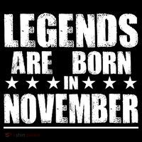 Legends Are Born In November Birthday Bucket Hat thumb 4